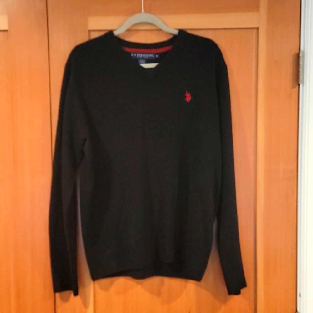 Polo Assn. Black acrylic sweater